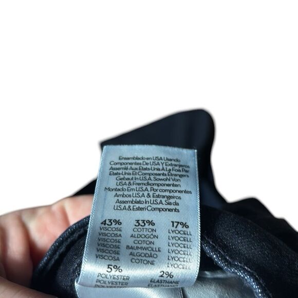 MOTHER women’s 24 the mid rise dazzler ankle jeans in now or never dark Wash - Picture 7 of 8